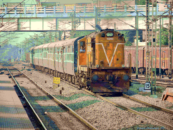 Down Tebhaga Express