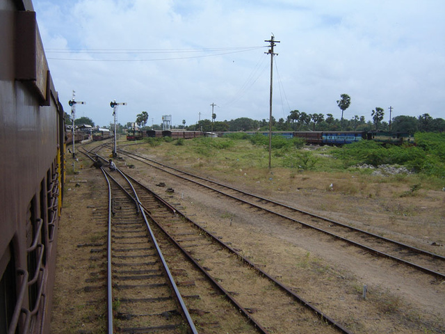 6701 finally draws into Rameshwaram station, which is surprisingly bigger than ecpected.