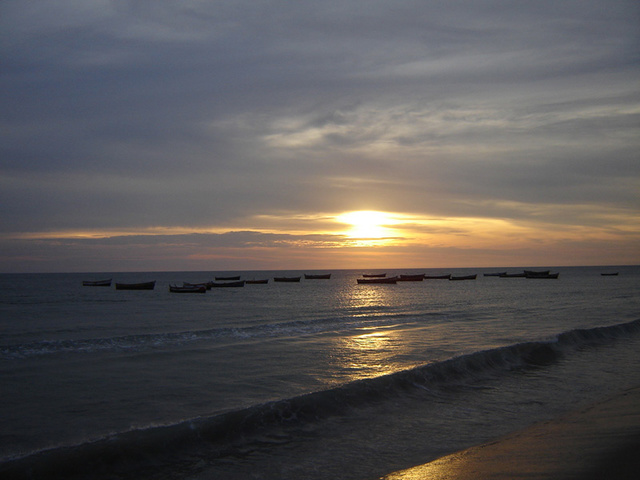 Sunset at Munramchattram