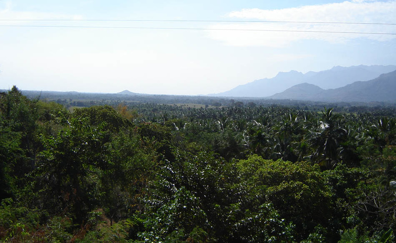 A view of the Tenkasi Plain after the first ascent