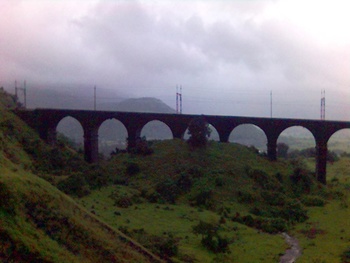 British-era Viaduct between Jambrung and Palasdhari stations 2