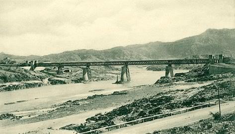 View of Attock Bridge, 1910