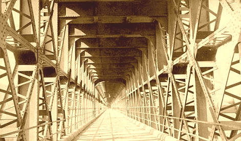 Lower (road) level of Attock Bridge, 1920