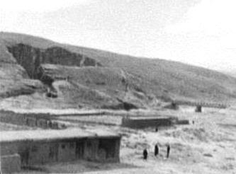 View of Chappar Rift railway line, 1895