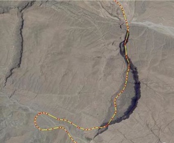 Satellite image of Chappar Rift