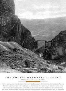 Poster showing Louise Margaret bridge over Chappar Rift