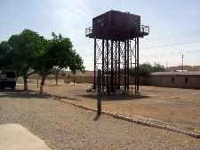 Water tank at Wali Khan