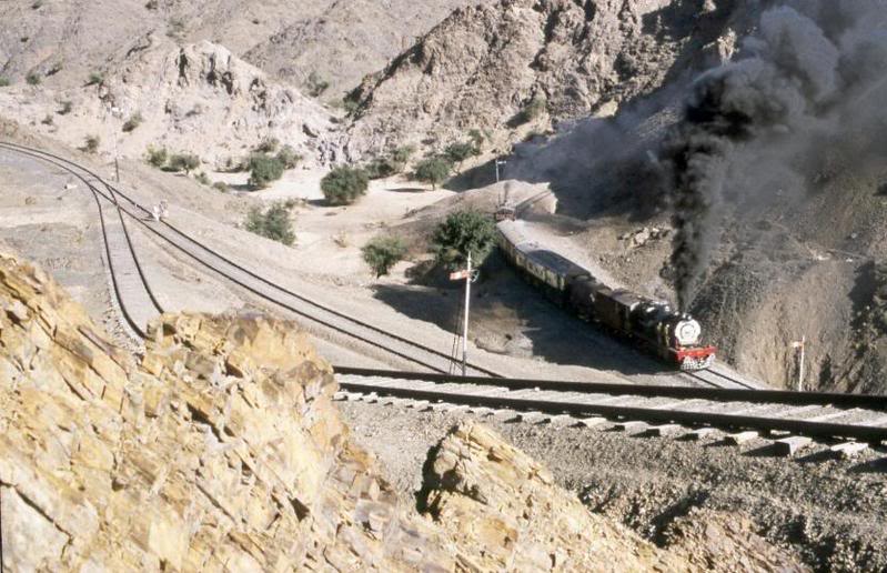 Khyber railway reversing station. Photo by Roland Ziegler, 1996.