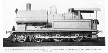 Indian Midland Railway 2-6-0T banking engine 1894.jpg