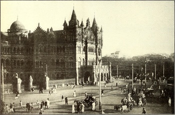 Bori Bunder terminal for Bombay tramways