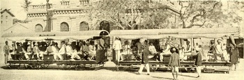 Gasoline motor cars, Karachi Tramways. 1907