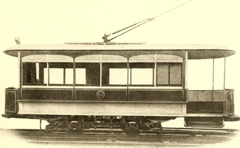 Calcutta tramways car, 1884