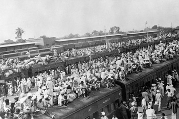 Trains in Pakistan, October 1947