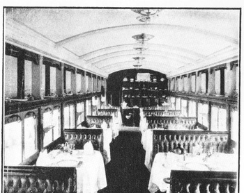 Dining Car on the Great Indian Peninsula Railway