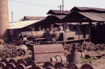 Indian Iron and Steel at Manoharpur had a collection of 0-4-2 tank engines on it 2'6" railway that served the iron ore mine