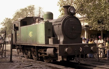 `Margrit', one of the two 0-6-0 tank engine built by Roberst Stephenson and Hawthorn in 1957 for Tinplate Company of India Ltd.